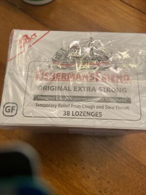 Fisherman's Friend Original Extra Strong Cough Suppressant Lozenges 38 Ct 3 Pack