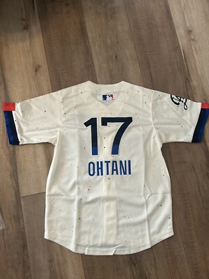 Shohei OHTANI #17 DODGERS City Connect KID Jersey Stitched YOUTH MEDIUM 10/12