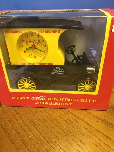 CocaCola Analogue Alarm Clock  Delivery Truck 1913 New In Box