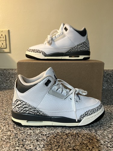 Nike Air Jordan Retro 3 Hide N Sneak White Grey Black GS