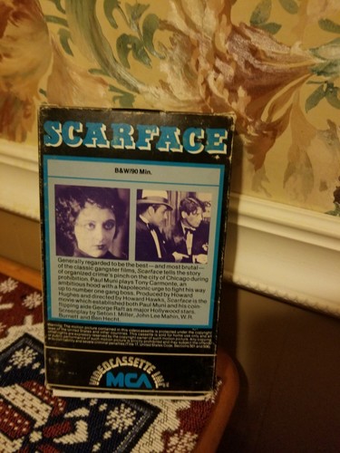 * Scarface Beta Movie NOT VHS 1932 Crime Drama Paul Muni Classic Gangster Film