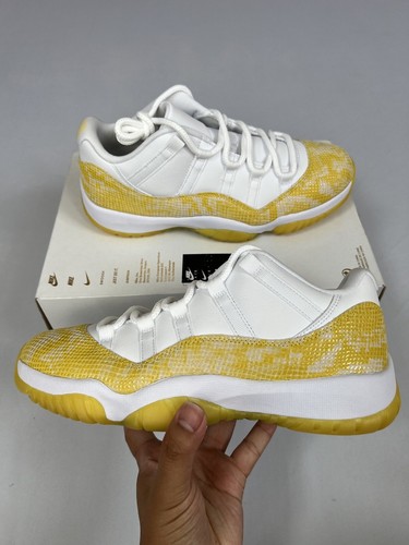 スニーカー Jordan 11 Retro Low Yellow Snakeskin (Women's) Jordan 11 Retro Low Yellow Snakeskin (Women's) - Walmart.com