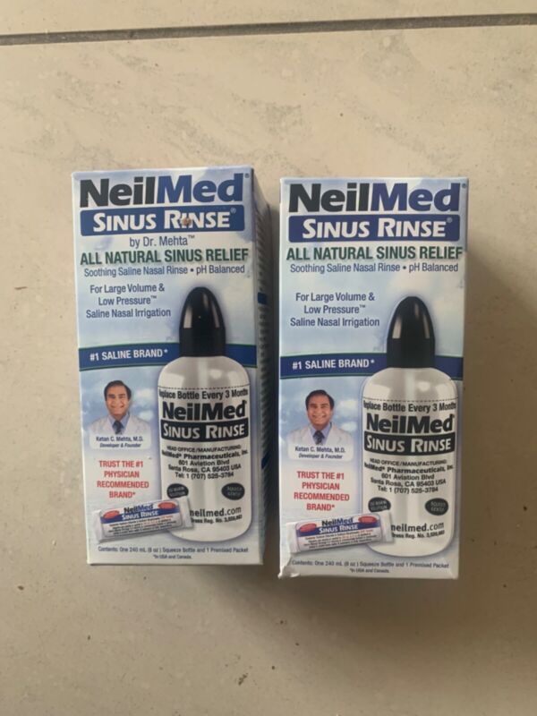 NeilMed Original Sinus Rinse (2) two bottles
