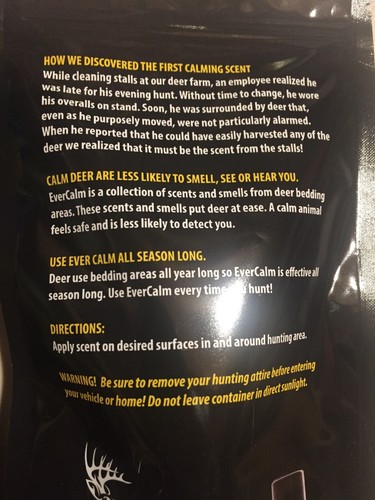 (2) Ever Calm Deer Herd Urine Liquid by ConQuest Scents Calming Scent 2.0 Fl Oz