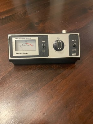 UNTESTED Micranta 2-Position Coax Switch And SWR Tester with Box
