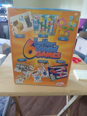 Junior Learning JL400 6 Letter Sound Games Brand New