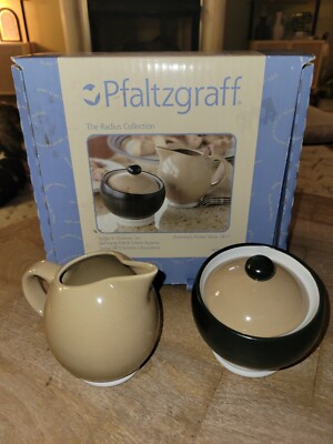 PFALTZGRAFF - The Radius Collection Sugar & Creamer Set . New In Box 