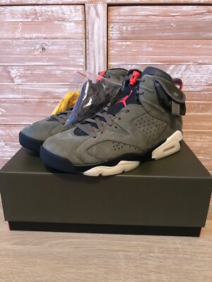 Nike Air Jordan Retro 6 SP Travis Scott  Cactus Jack   Size 9.5