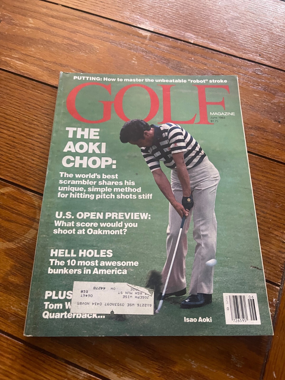 Magazine 1983 June Isao Aoki