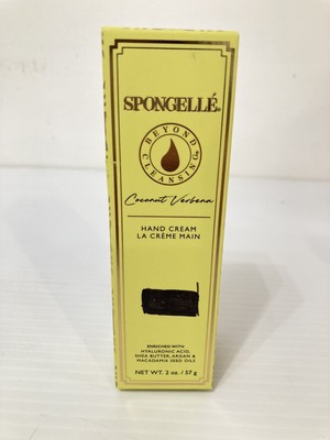 Spongelle Hand Cream Coconut Verbena 2 oz 57 g New Sealed