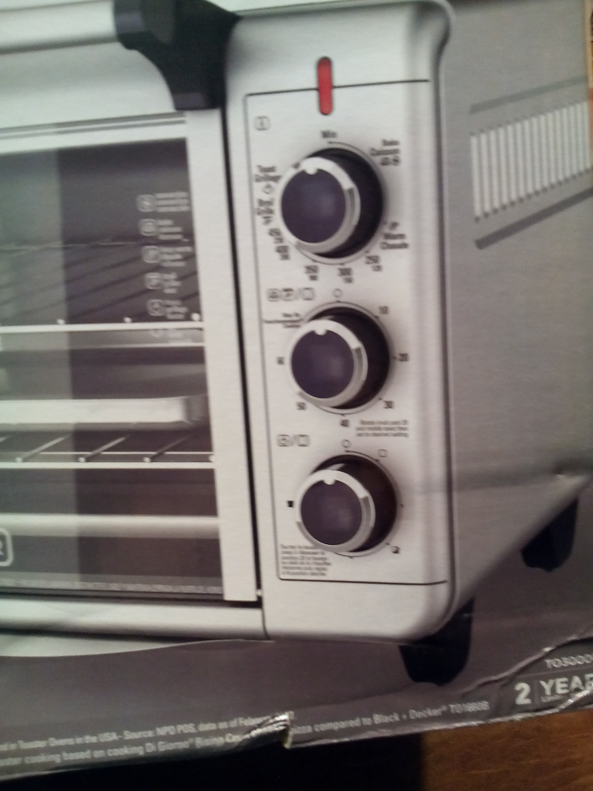 BLACK & DECKER CONVECTION COUNTER TOP OVEN