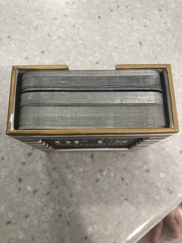 Green Inspired Inspirational Quote Cards Black White With Gold White Box Used