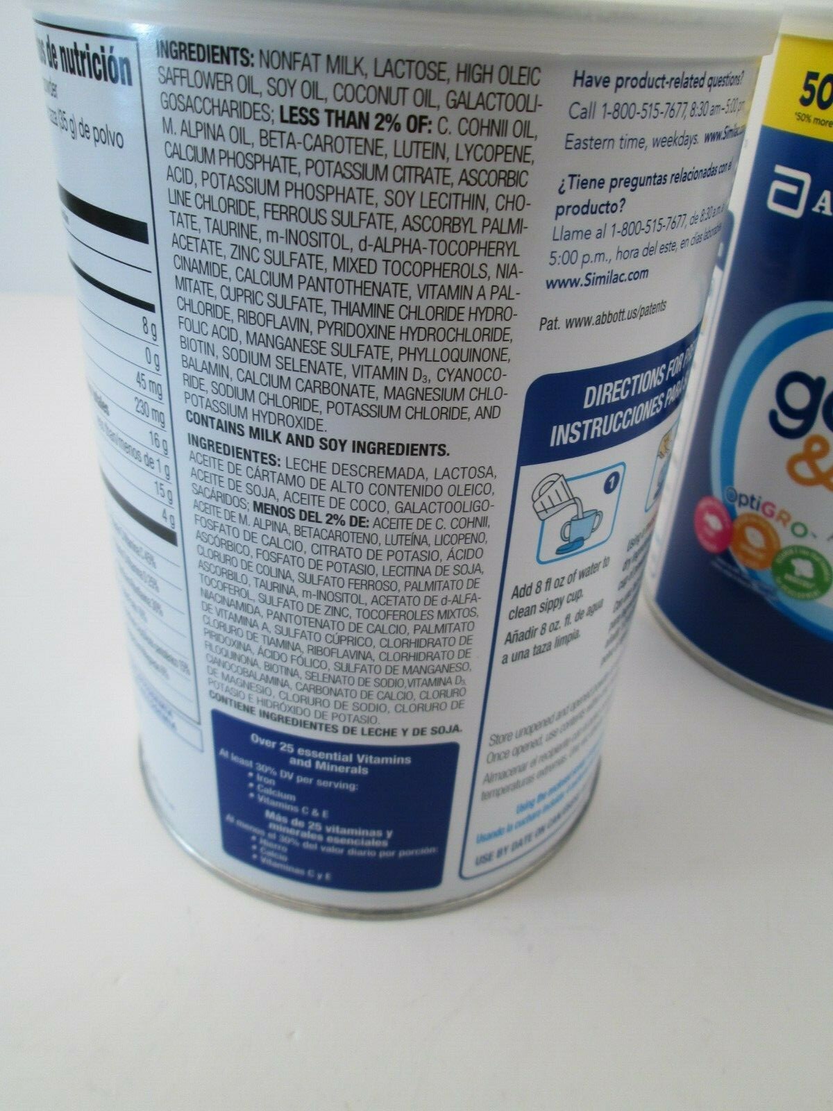 Lot of 3 Similac Go and Grow Toddler Formula Powder 36 oz 3 Cans Exp 05/2019