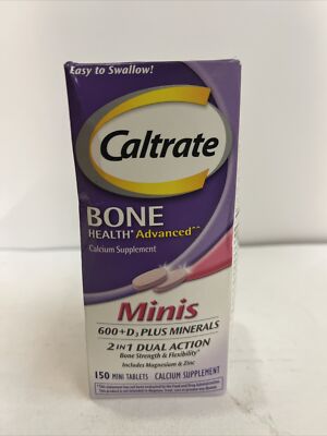 Damage Caltrate Minis 600+D3+Minerals, Calcium & Vit D Supplement, Bone Health