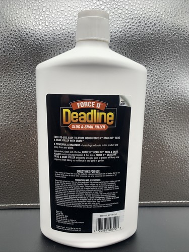 Discontinued The Deadline Force II Slug and Snail Killer 32 OZ