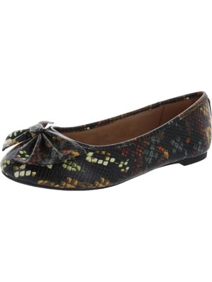 CIRCUS BY SAM EDELMAN Женские черные слипоны на плоской подошве со змеиным носком Carmen, 7,5 М
