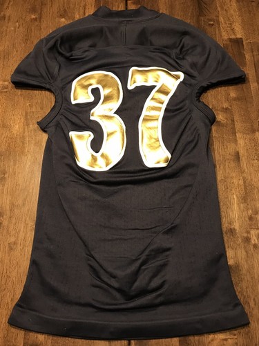 2012 GAME WORN/TEAM ISSUED NOTRE DAME FOOTBALL SHAMROCK SERIES JERSEY #37