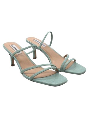 

STEVE MADDEN Женские бирюзовые эластичные сандалии-лофт на каблуке-рюмочке без шнуровки 9,5 м, Turquoise, LOFT03S1
