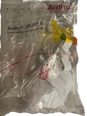 AMBU Bag SPUR II Pediatric Resuscitator Toddler Mask & Oxygen Reservoir