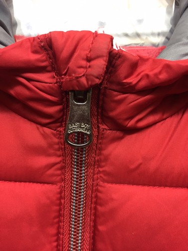 Zara Baby Boy Outerwear Red Puffer Parka Jacket 3-6 Months 68cm