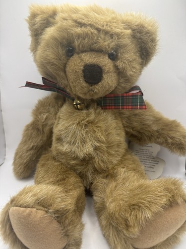 Vintage 1987 Hallmark Ginger Bear Teddy Bear Plush Brown 16