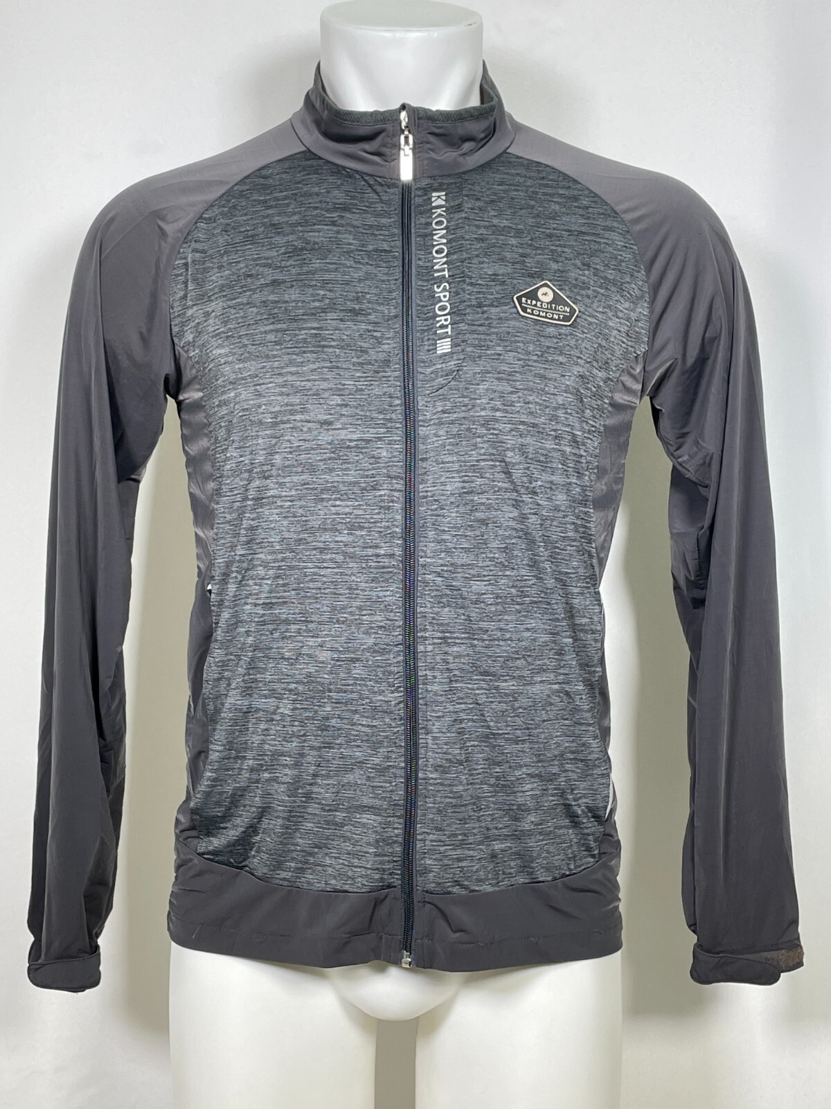 Komont Sport Gray Full Zip Technical Outdoor Performance Komont Sport Gray Full Zip Technical Outdoor Performance