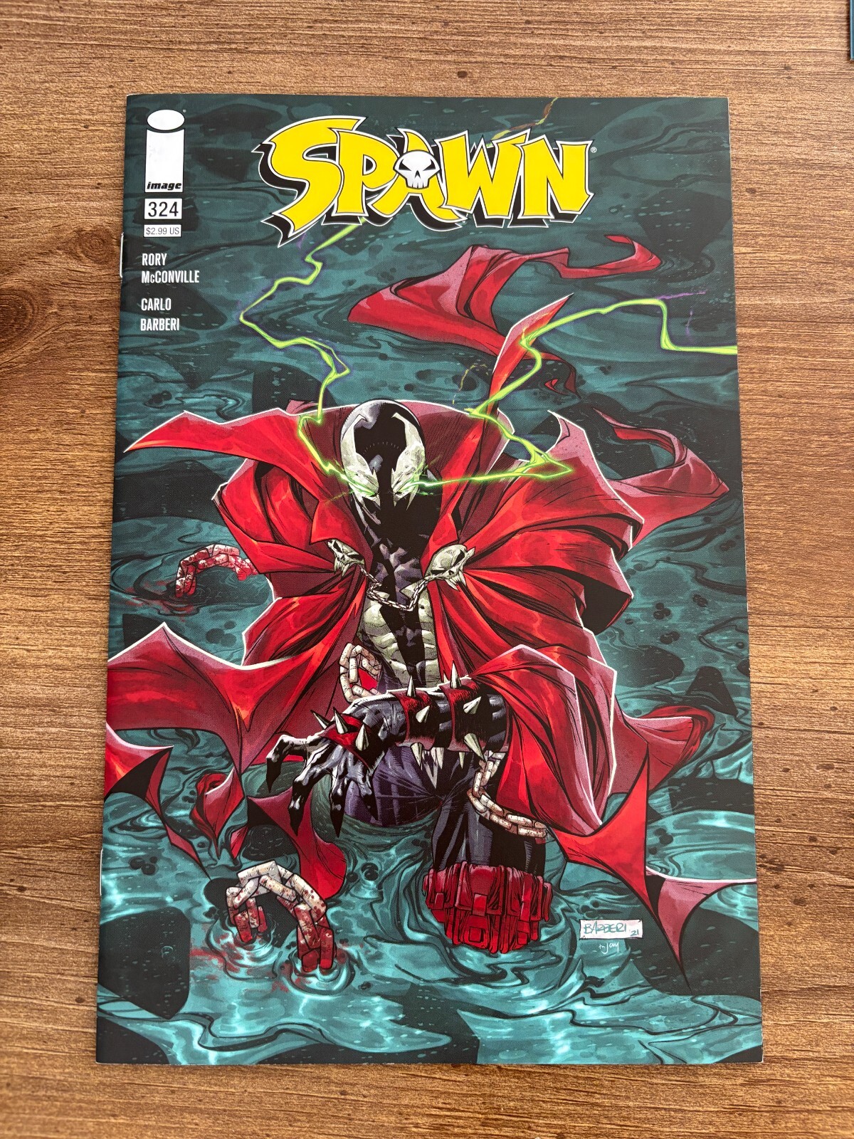Spawn # 324 NM 1st Print Variant Cover Image Comic Book Todd