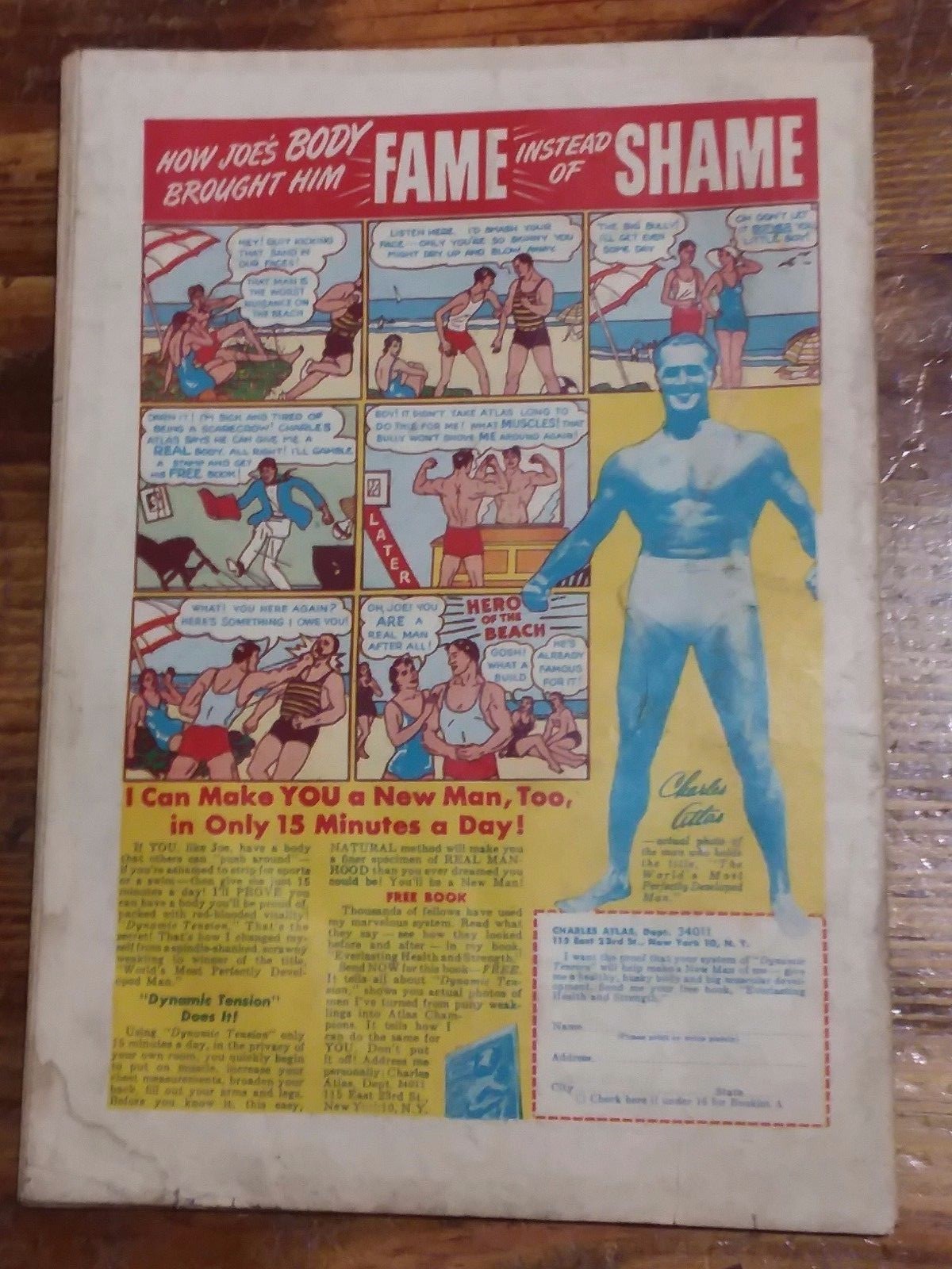 FRANKENSTEIN #2 Golden Age 1945 COMIC BOOK key Prize publications rare HTF issue