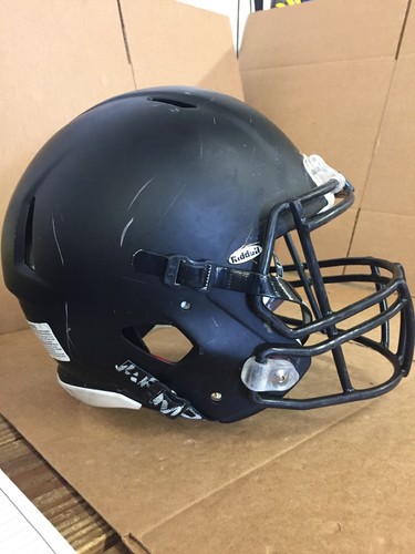 USED RIDDELL SPEED FOOTBALL HELMET - LARGE - FLAT BLACK