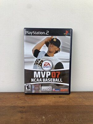 MVP 07 NCAA Baseball (Sony PS2 PlayStation 2, 2007) TESTED COMPLETE IN BOX CIB