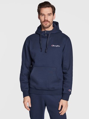 

Мужское худи Champion Half Buttoned темно-синий
