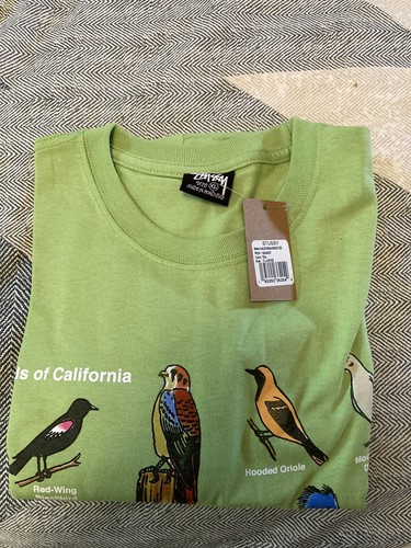 Stussy California Birds Green Shirt Xl New | eBay Stussy California Birds Green Shirt Xl New | eBay