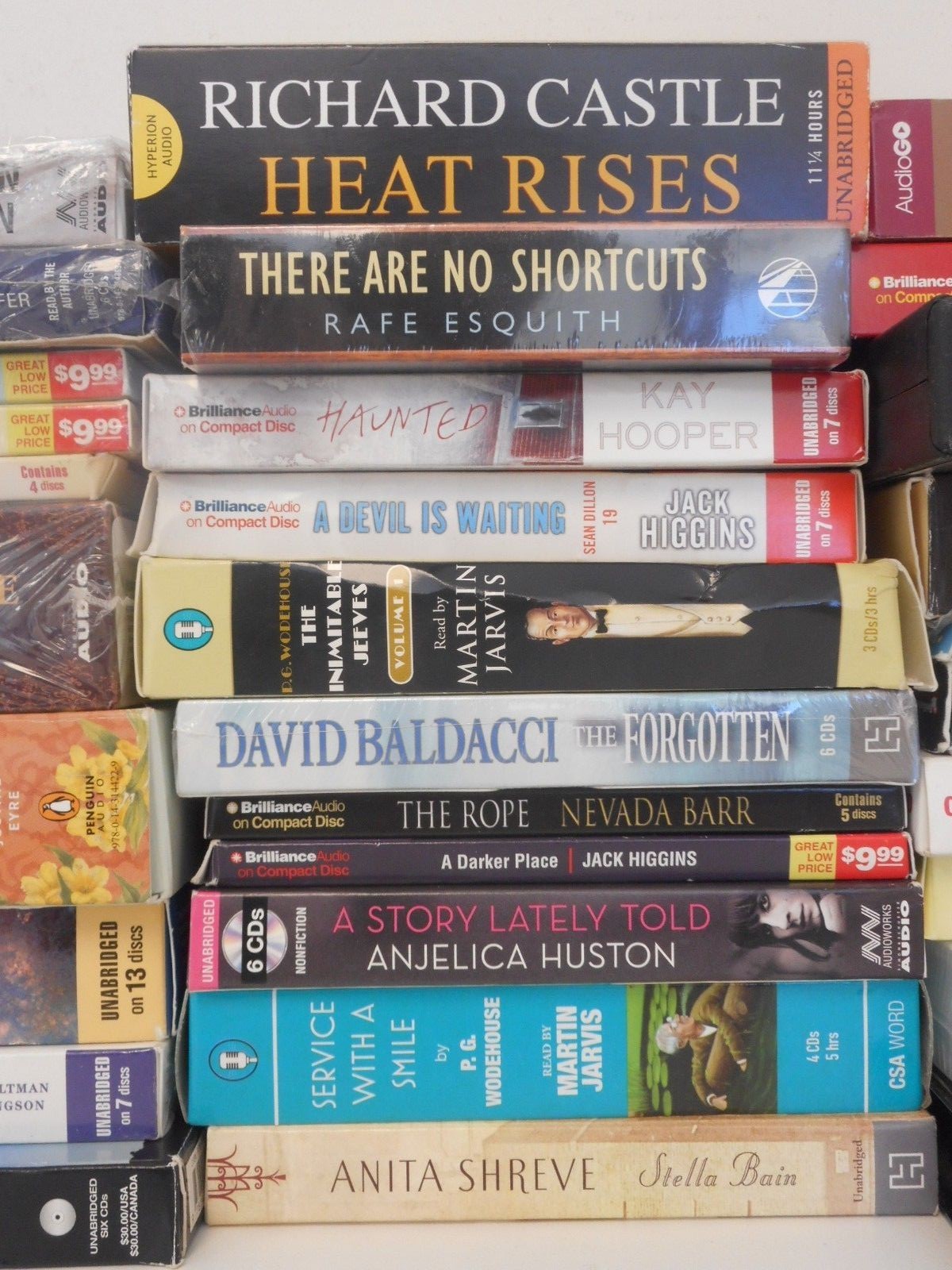 30 Used Audio Books Free Shipping --10681