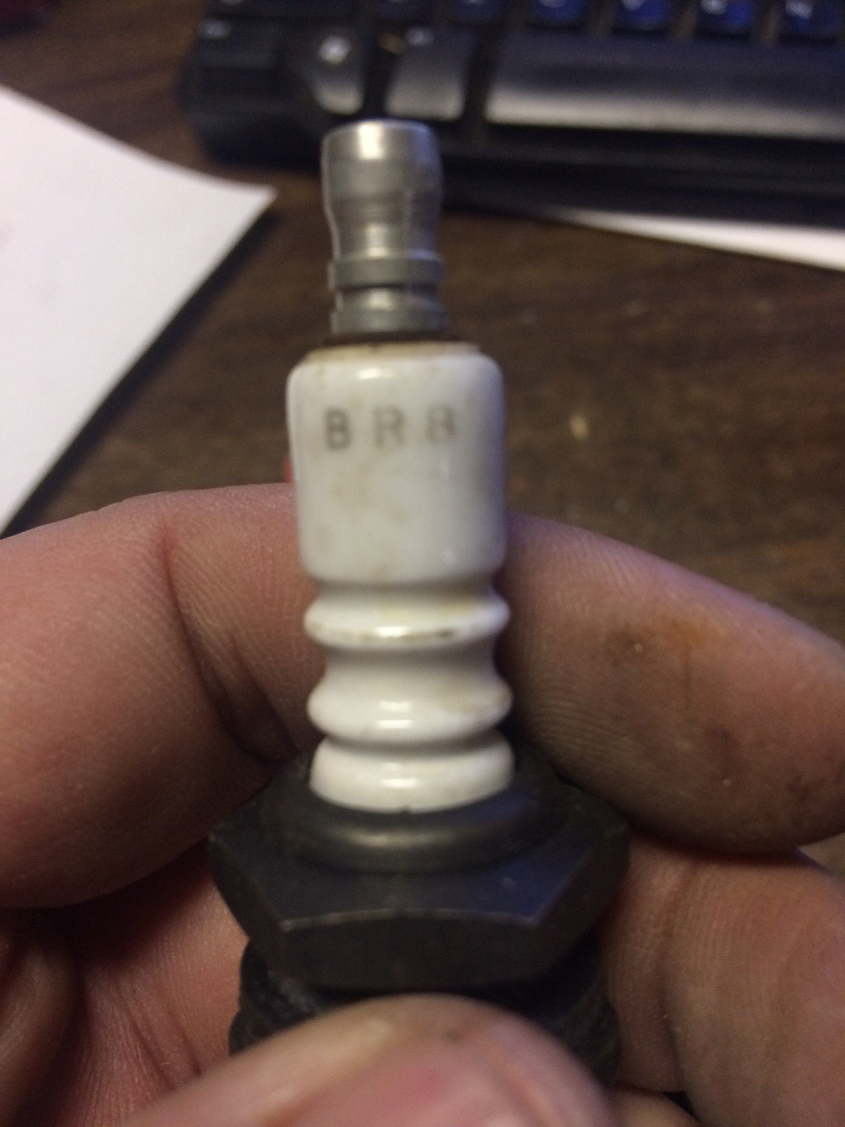 Vintage Autolite BR8 Spark Plug with box