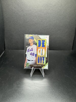 2016 Topps Triple Threads Jacob deGrom Triple Jersey Relic Patch TTR-JDE2 /36