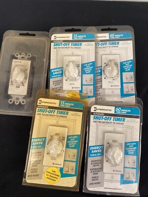 Intermatic Shut-Off Timer 30Min 15min 60min Lot