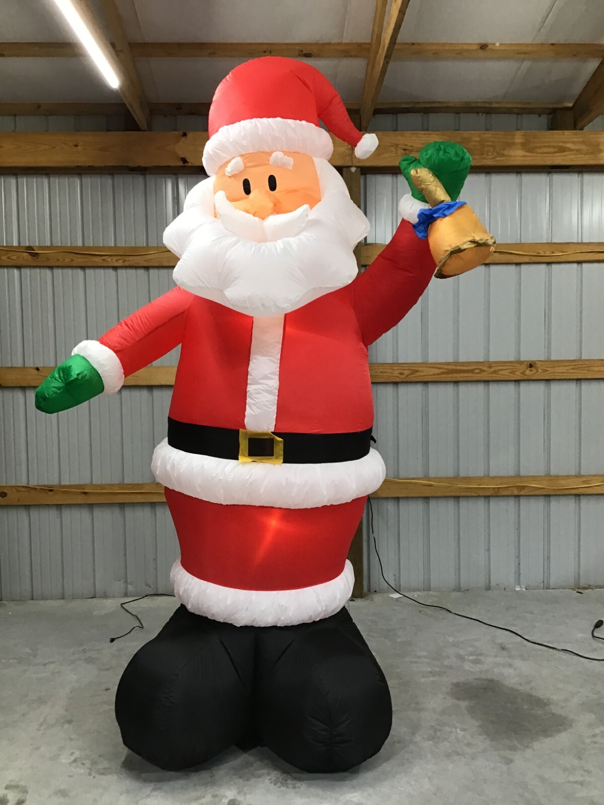 10ft Gemmy Airblown Inflatable Prototype Christmas Bear w 10ft Gemmy Airblown Inflatable Prototype Christmas Bear w