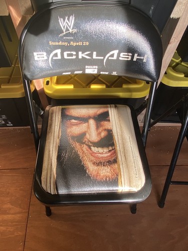【激レア】WWE Backlash 2007 PPV リングサイドイベントチェア 激レア】WWE Backlash 2007 PPV リングサイドイベントチェア