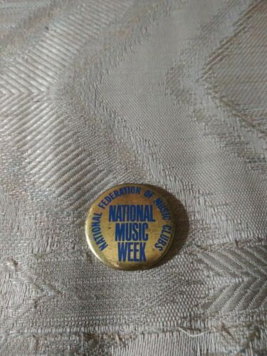 National Federation Of Music Clubs National Music Week Pin 1-1...