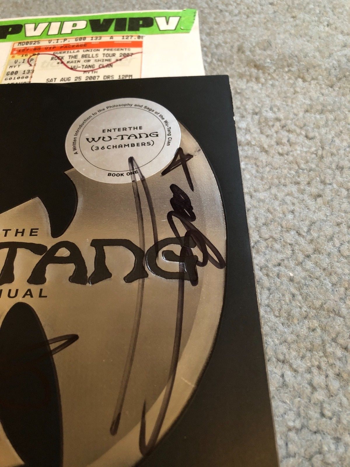 Signed - The Wu-Tang Clan Manual by The RZA - 4 Members Autographs!