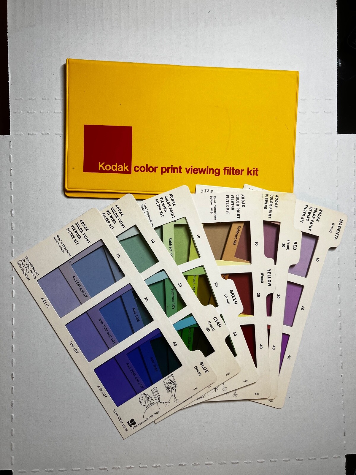 KODAK コダック カラープリント ビューイングフィルターキット Kodak Color Print Viewing Filter Kit: 9780879857912 - AbeBooks