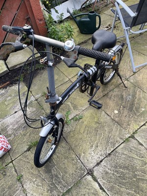 Air walk B75 16" Folding Bike - Black/ Text 07710136846