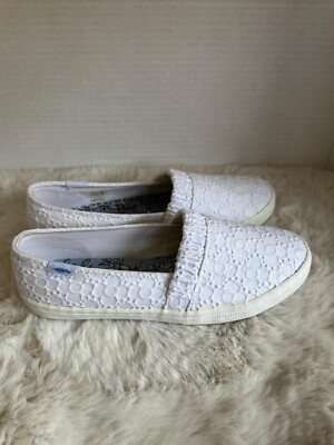 Rocket Dog Clea Slip On Shoes Womens Size 7 White Fashion Loafers
