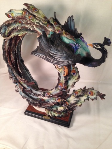 Giuseppe Armani PEACOCK 458S Limited Edition 3588/5000 w/ ORIGINAL BOX & COA