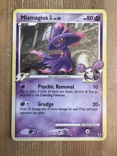 Pokemon TCG Mismagius GL 10/111 Holo Rare Platinum Rising