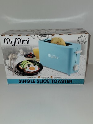 MyMini Single Slice Toaster 120 V, 60 Hz, 500 watts (New In A Box)(290)