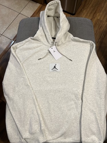 Air Jordan Men's sz XL Essentials Statement Hoodie Oatmeal Heather DA9816-141