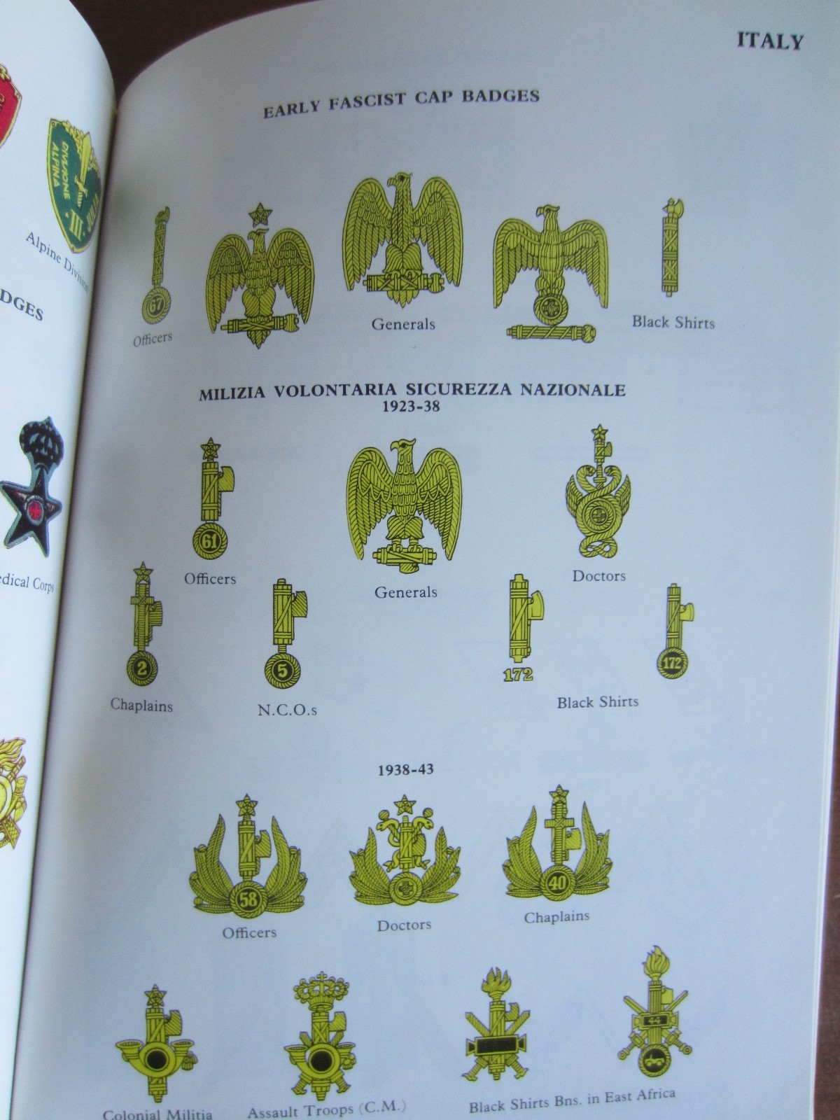 Army Badges Insignia World War 2 by Guido Rosignoli (1974, Hard copy)