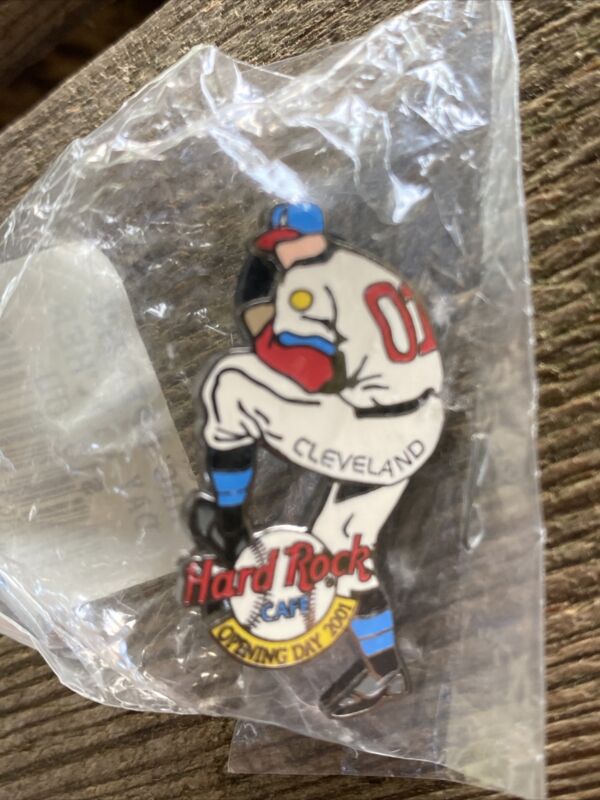 Hard Rock Cafe CLEVELAND Opening Day 2001 PIN Baseball Limited Edition 1500