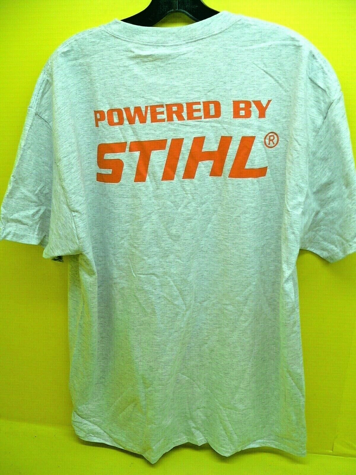 STIHL Official POWERED BY Short Sleeve Light Grey T-shirt X